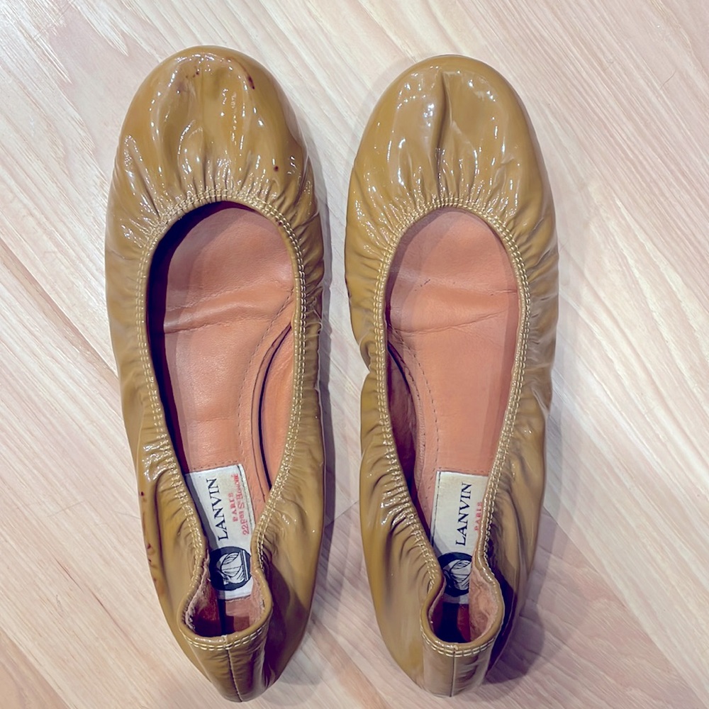 Lanvin flats. Used. Size: 37